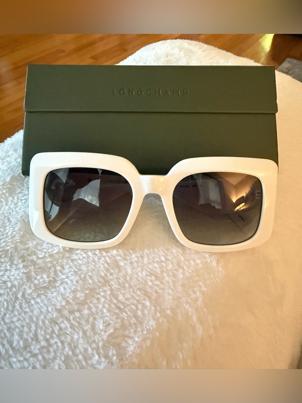 Longchamp Women's White Sunglasses